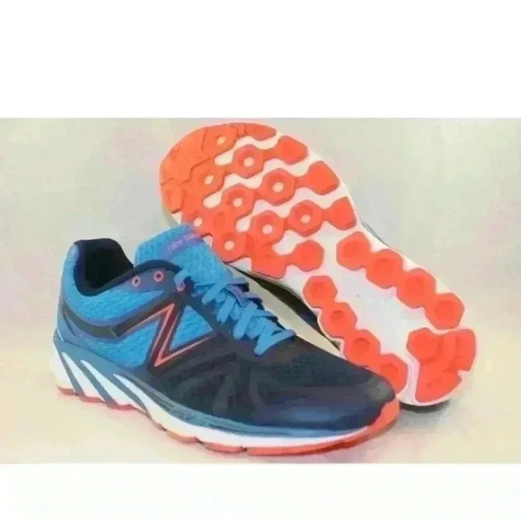 NEW BALANCE 3190v2 Athletic Sz 8 RevLite Blue Orange US Made Running Shoes NWOB - Picture 6 of 6